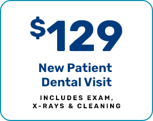 $159 New Patient Dental Visit stamp