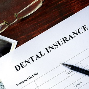 an empty dental insurance claims form