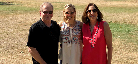 Doctor McConnell his wife and daughter